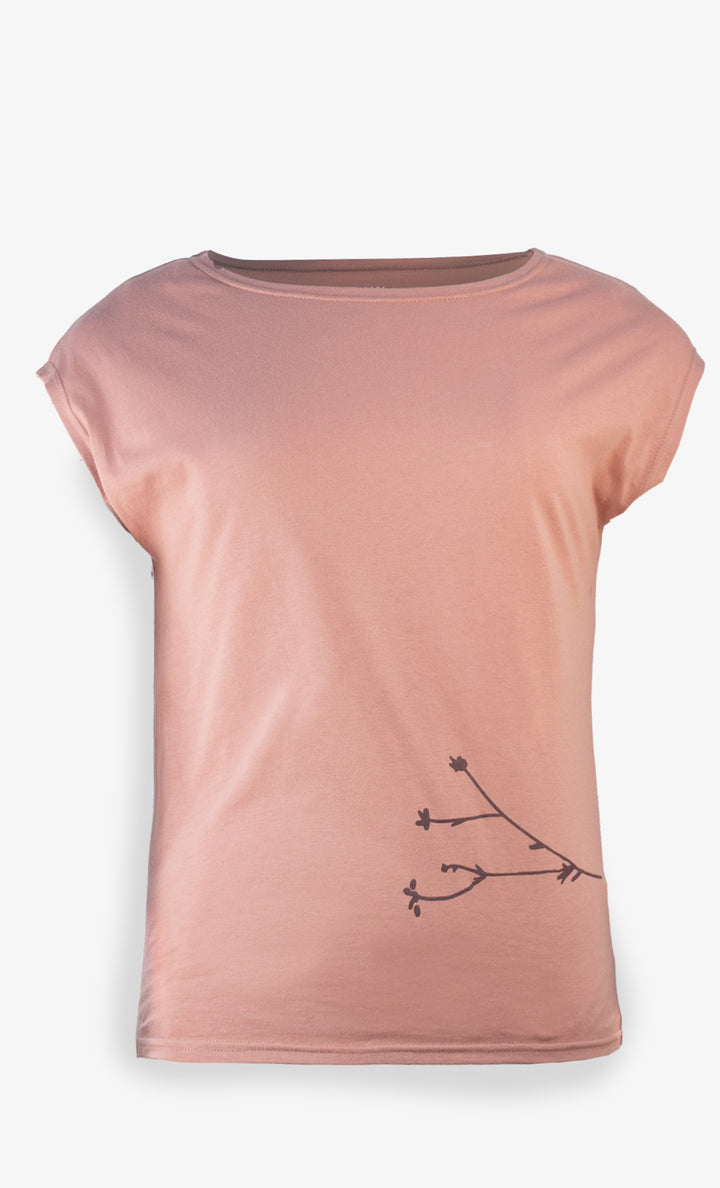 Women's T-shirt Peach - Madrid Branching