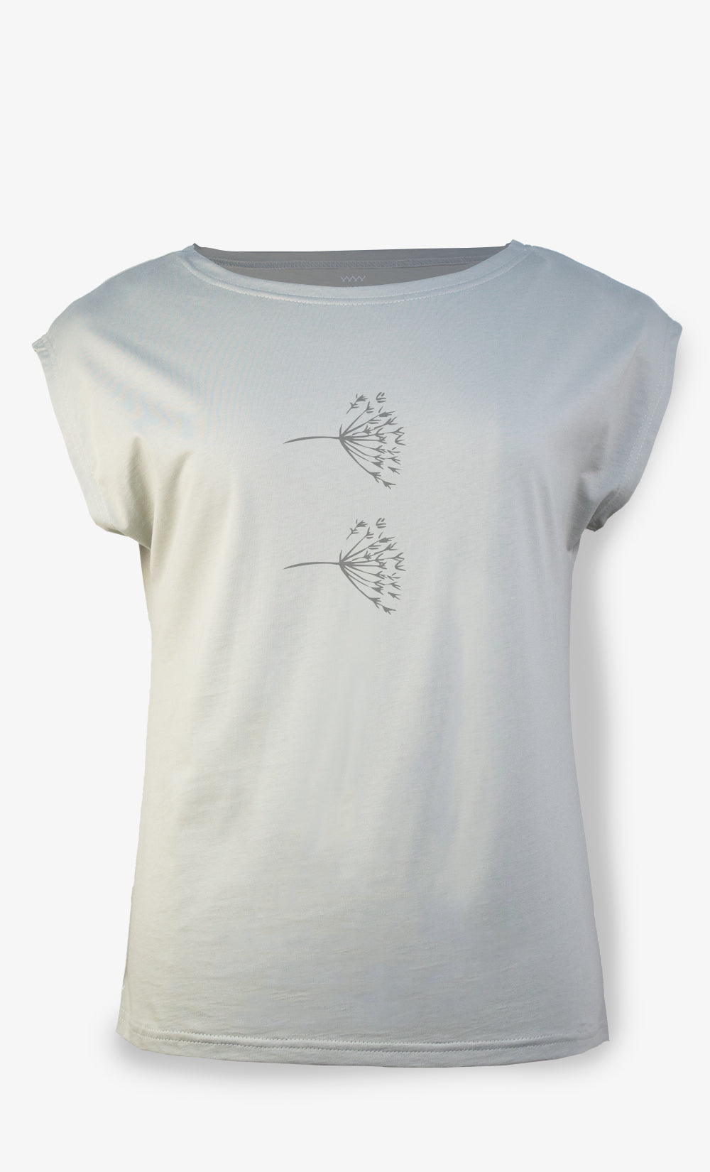 T-Shirt Femme Sauge Pâle - Deux Pissenlits