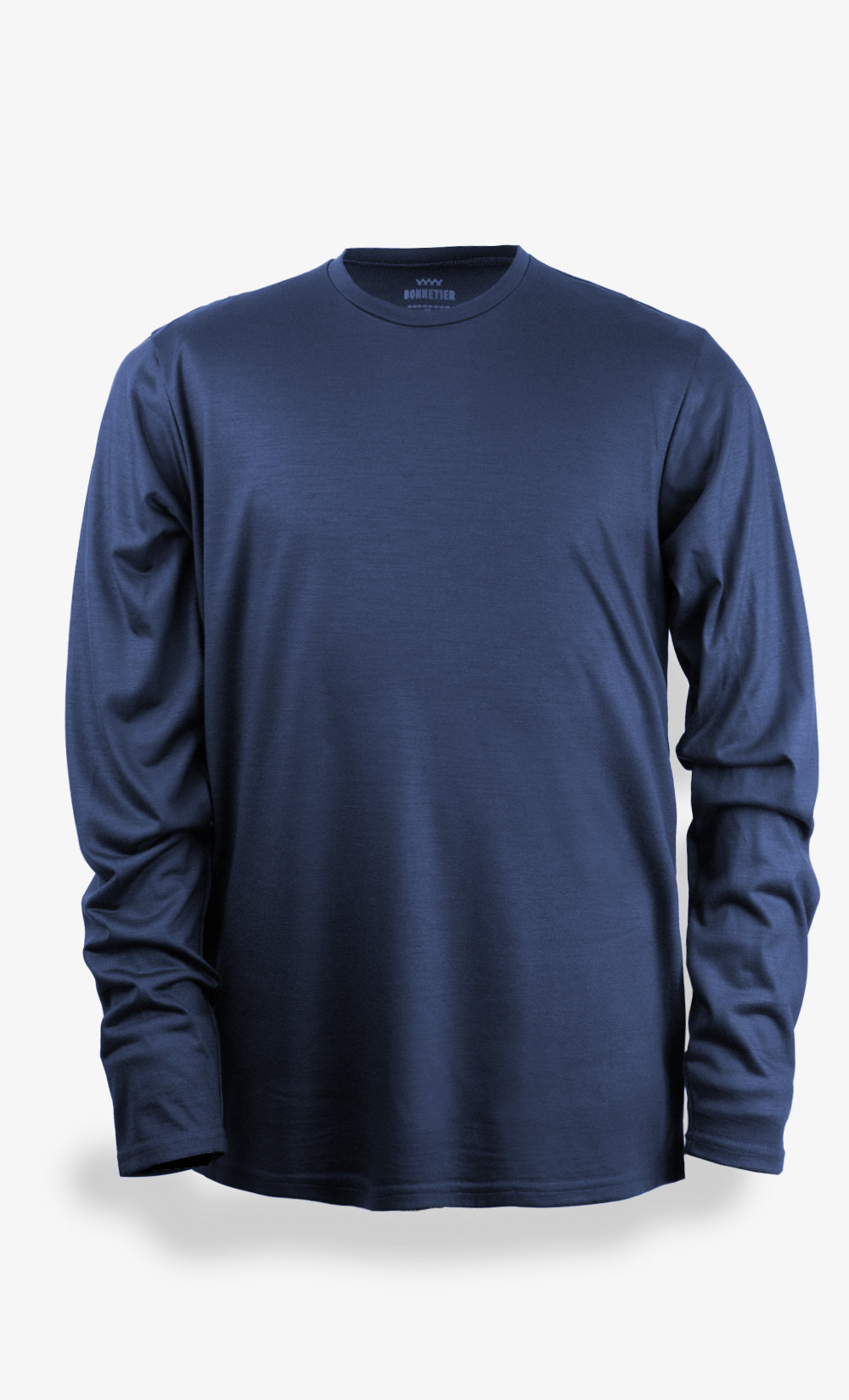 Manches Longues Mérinos Homme Techcrew Marine