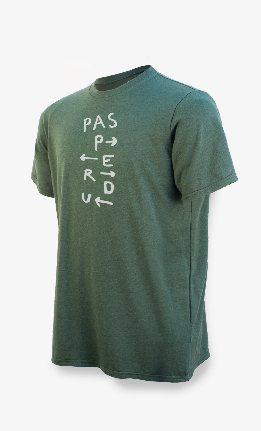 Green Men's T-Shirt - Pas Perdu
