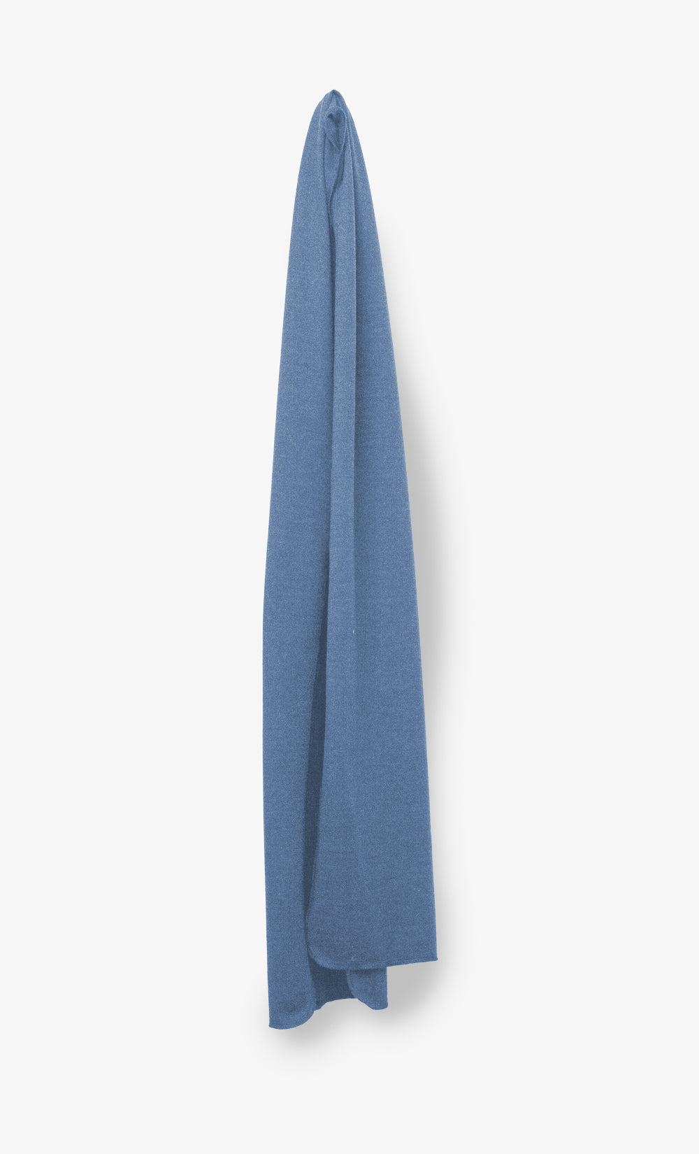 Foulard 100 % Mérinos Flanelle - Bleu Chiné